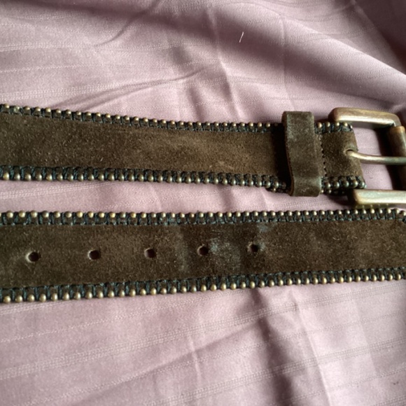 SPORTMAX CODE Suede Leather Belt - Picture 5 of 8